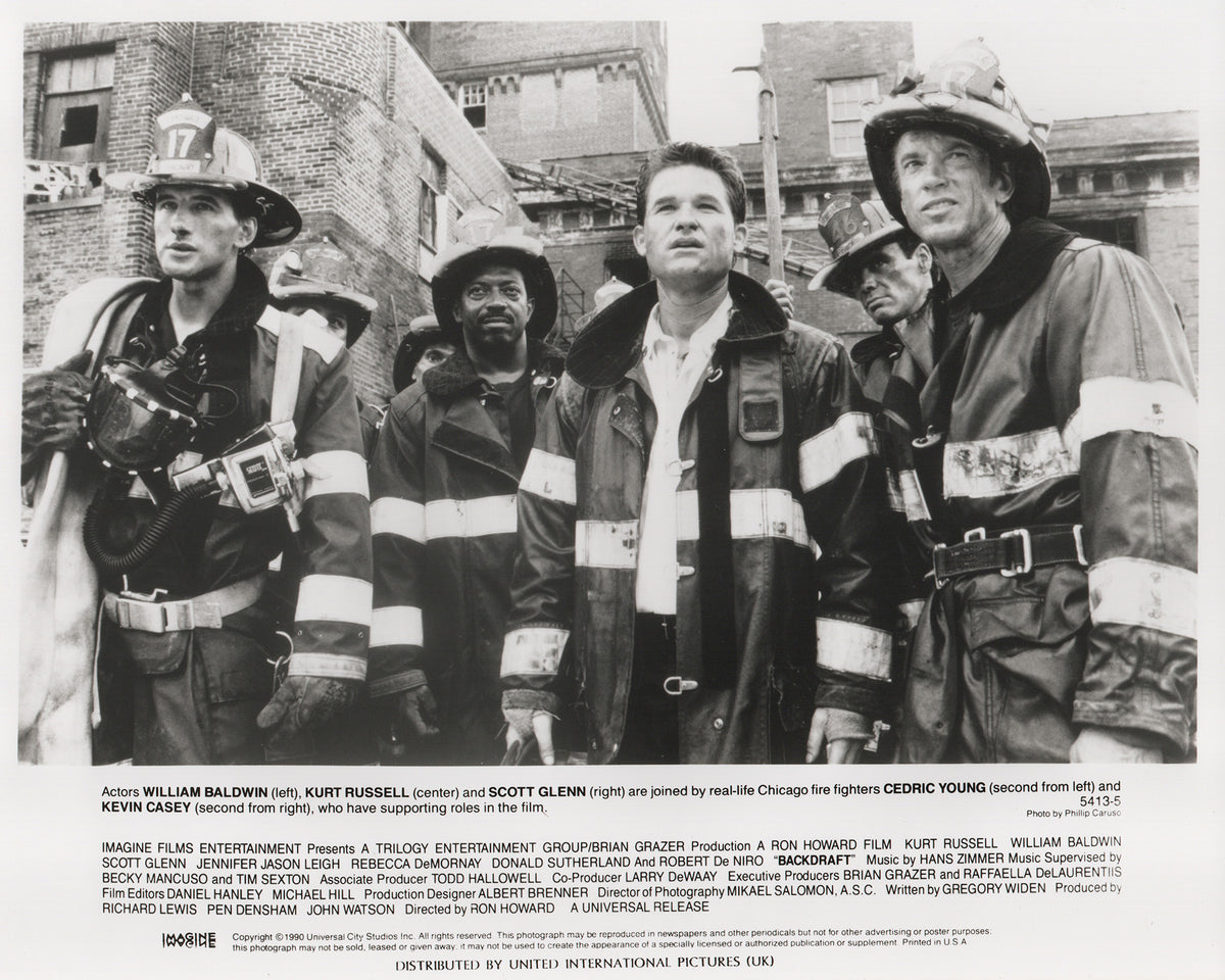 Backdraft 1990 Film Movie Press Publicity Still Framed