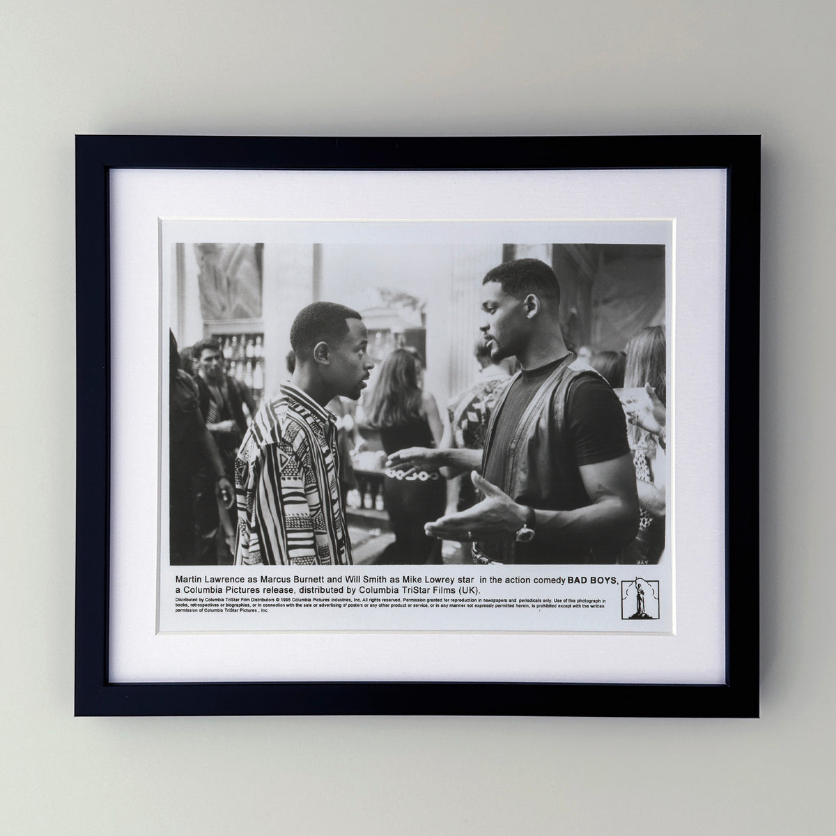 Bad Boys 1995 Film Movie Press Publicity Still Framed