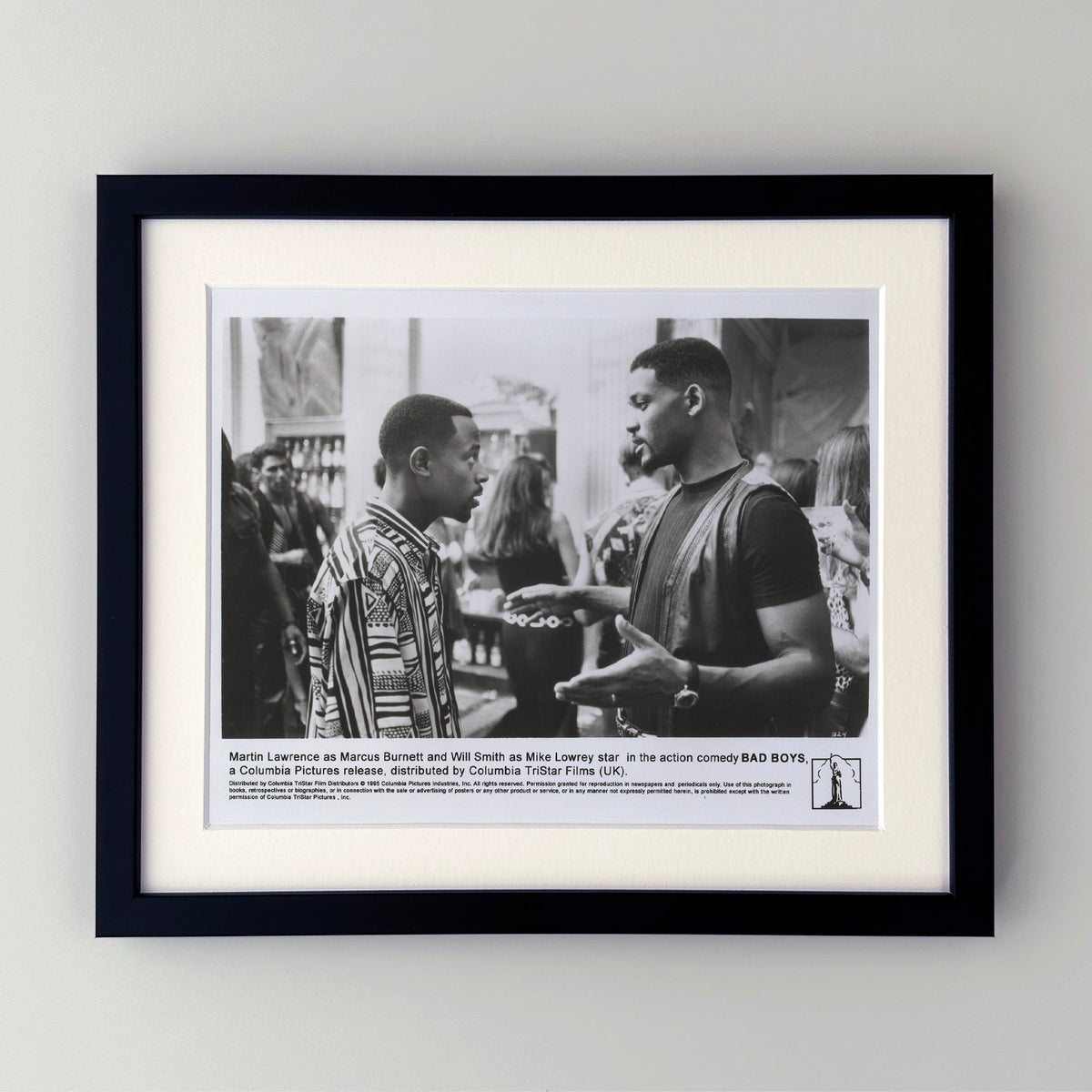 Bad Boys 1995 Film Movie Press Publicity Still Framed