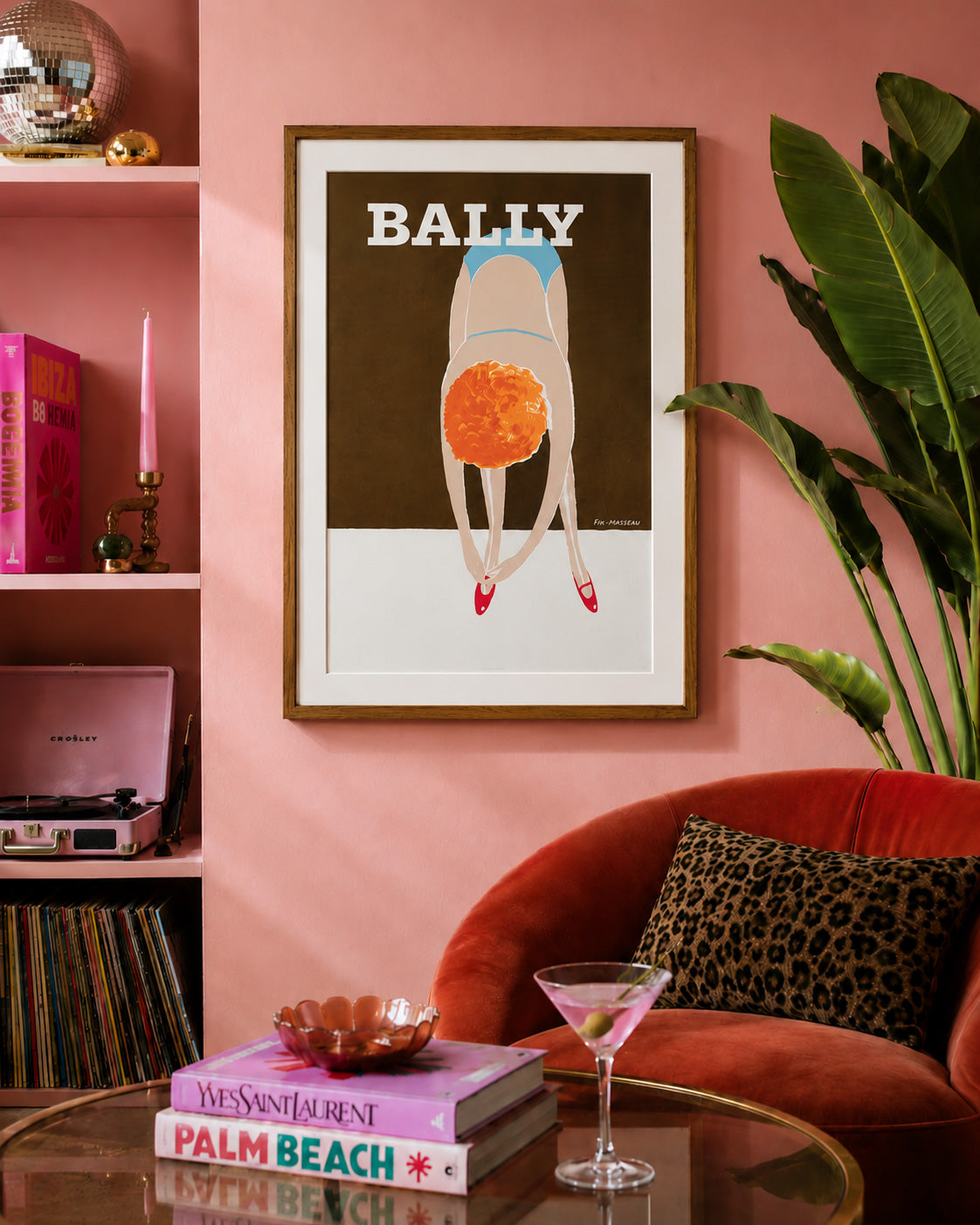 Bally 1980 French Fashion Advertising Poster Pierre Fix Masseau