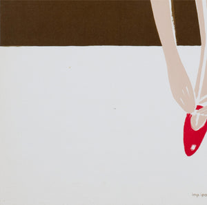 Bally 1980 French Fashion Advertising Poster Pierre Fix Masseau - detail