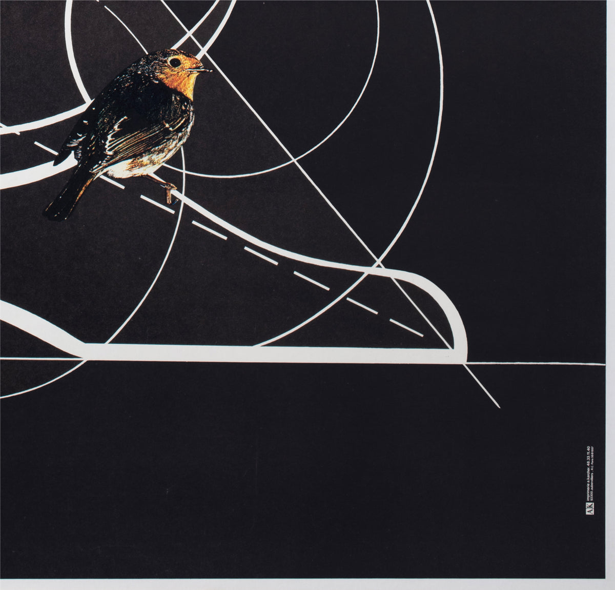 Bally c1980 Golf Shoe Advertising Poster 2 Roger Bezombes - detail