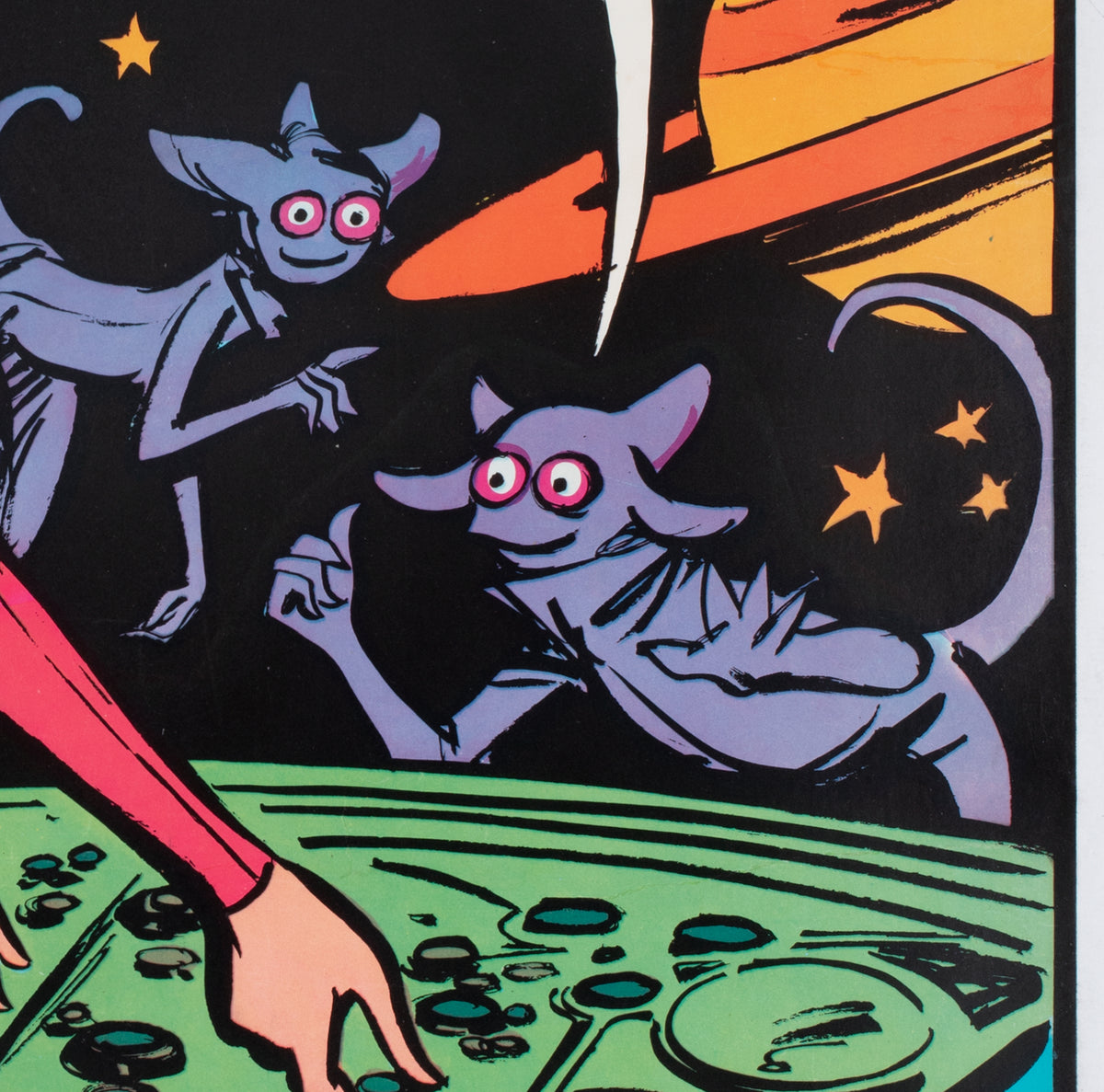 Barbarella 1967 Psychophot French Poster, Jean-Claude Forest