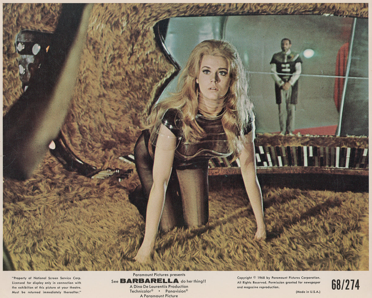 Barbarella 1968 Film Movie Lobby Card Framed