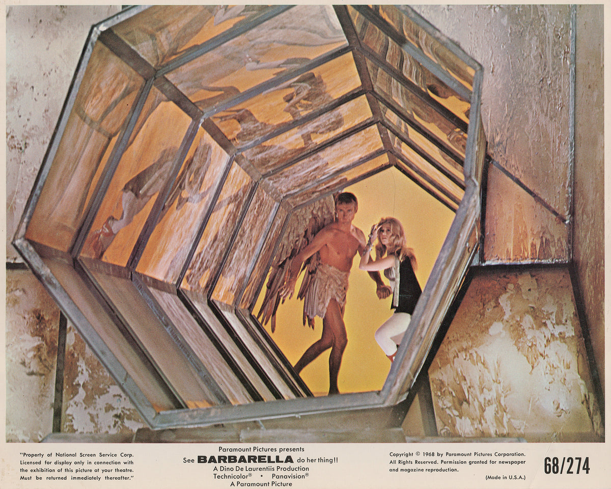 Barbarella 1968 Film Movie Lobby Card Framed