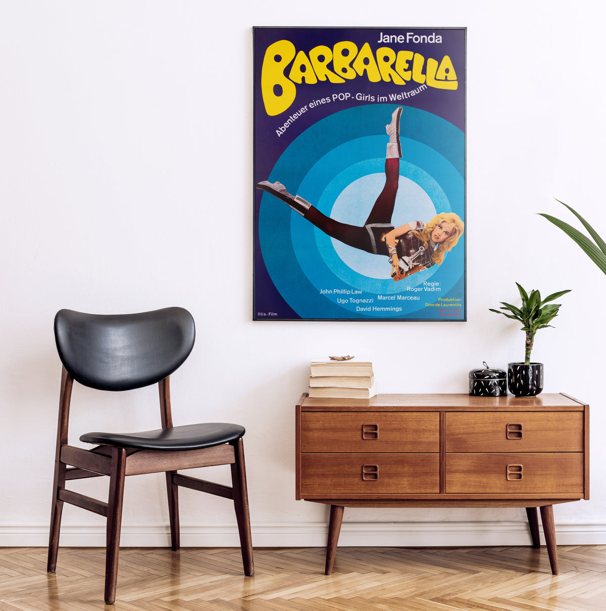 Barbarella R1973 German 1 Sheet Film Movie Poster