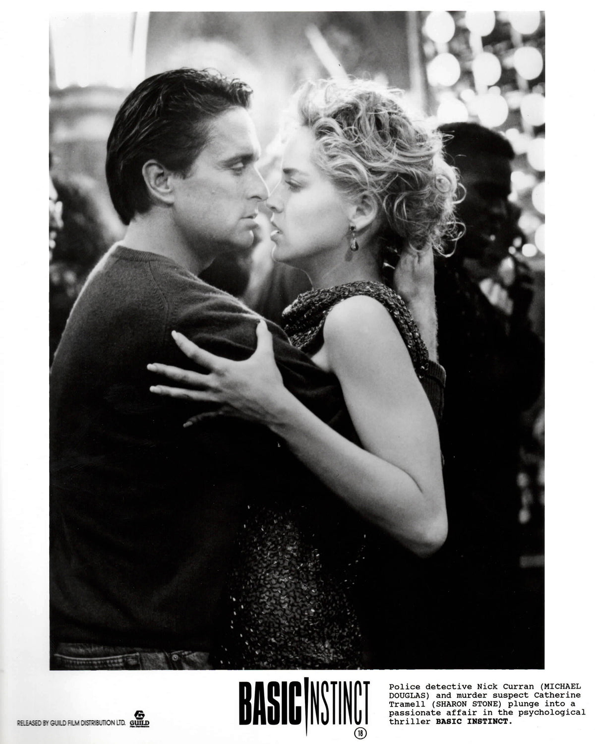 Basic Instinct 1992 Publicity Film Movie Press Still Framed