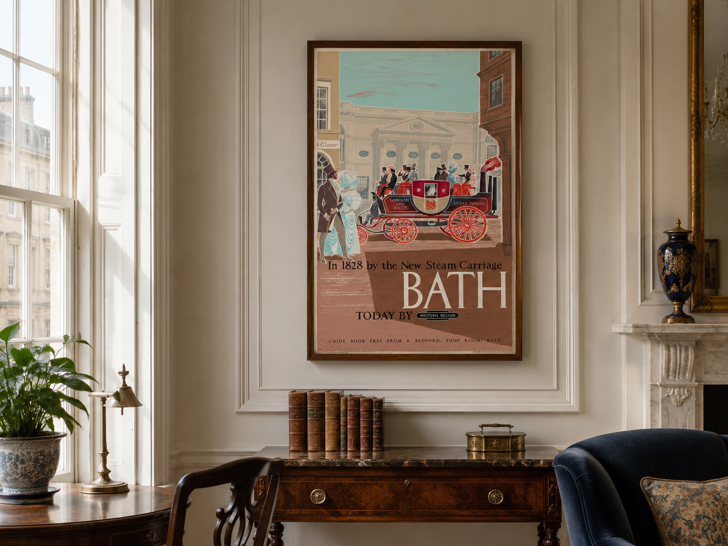 Bath 1960 British Railway Travel Poster Eric Fraser