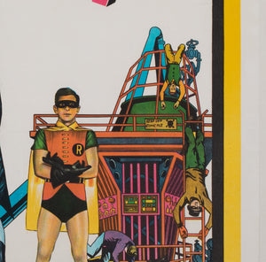 Batman 1966 Argentinian Film Movie Poster - detail