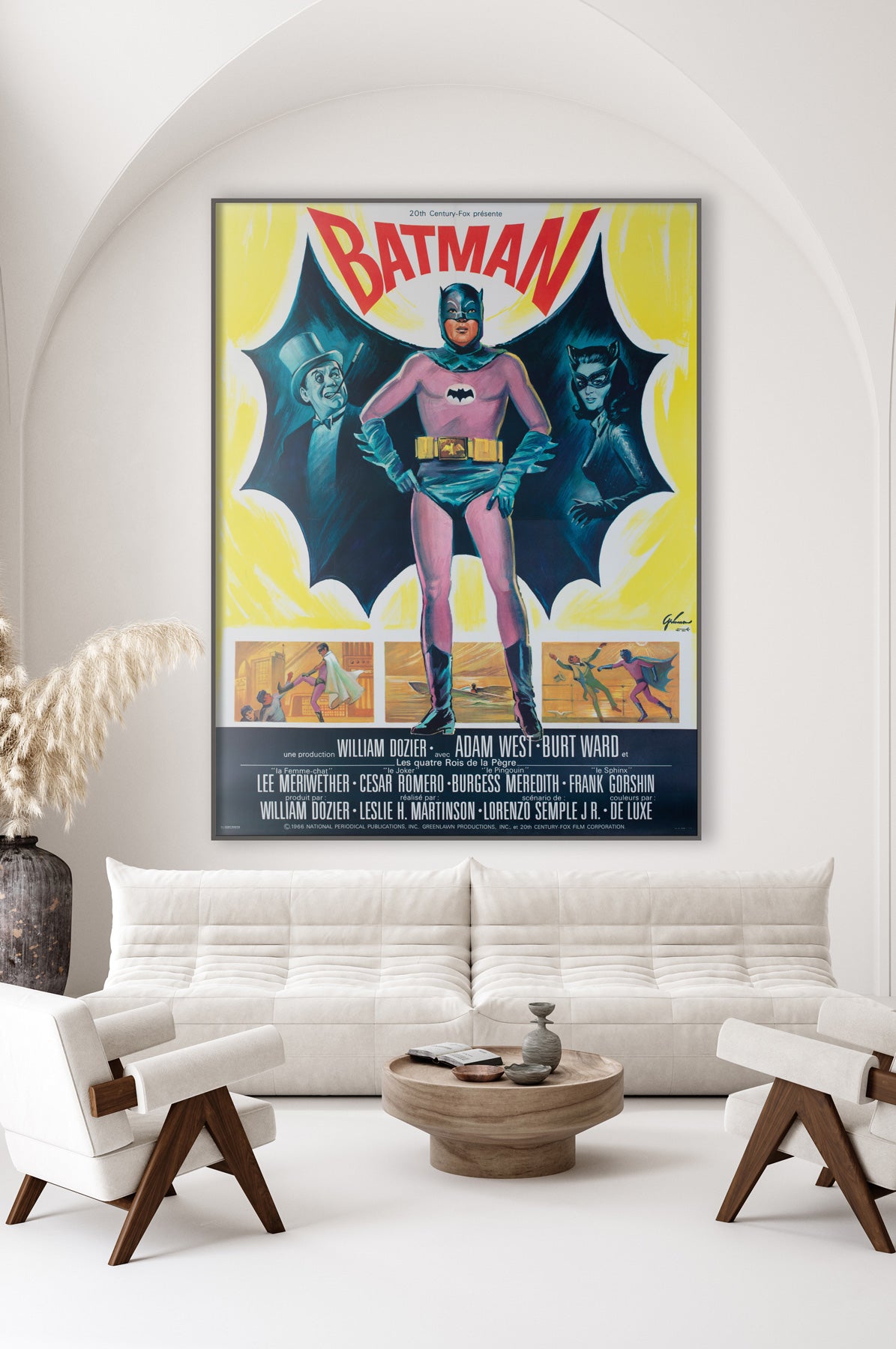 Batman 1966 French Grande Film Poster Boris Grinsson