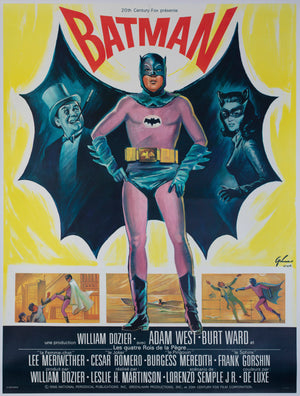 Batman 1966 French Grande Film Poster Boris Grinsson