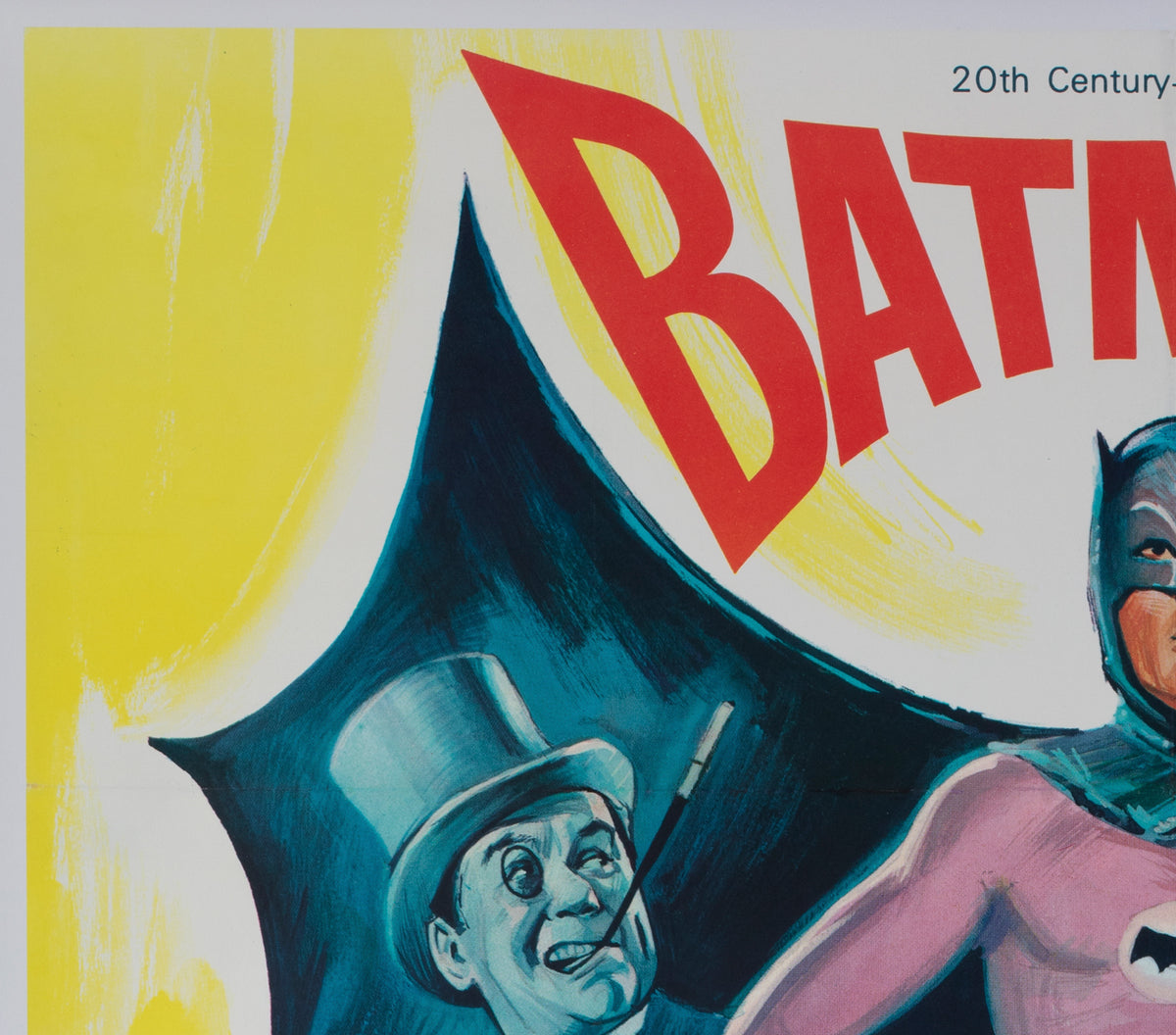 Batman 1966 French Grande Film Poster Boris Grinsson - detail