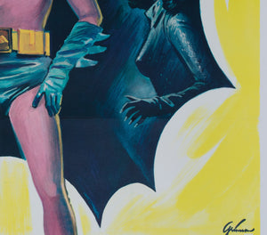 Batman 1966 French Grande Film Poster Boris Grinsson - detail