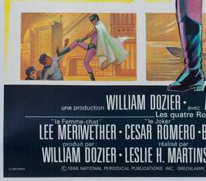 Batman 1966 French Grande Film Poster Boris Grinsson - detail