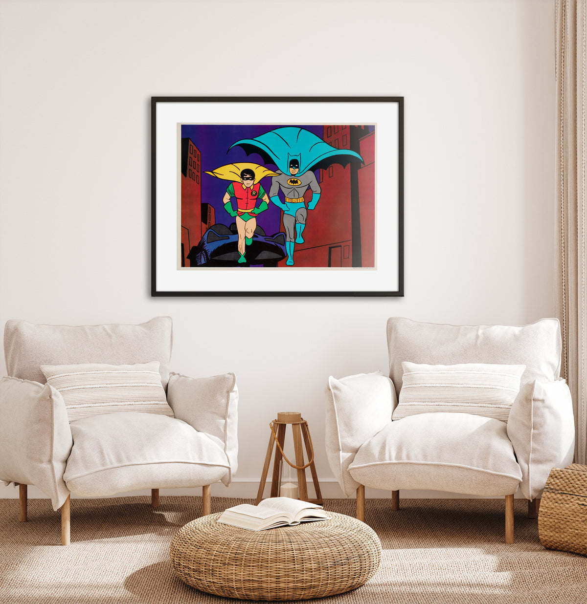 Batman 1966 TV Series Opening Credits Animation Poster