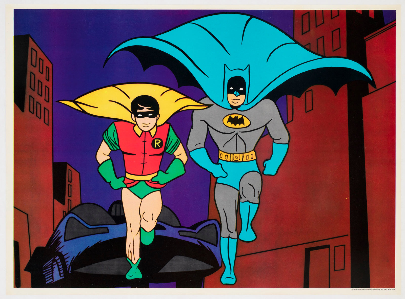 Batman 1966 TV Series Opening Credits Animation Poster