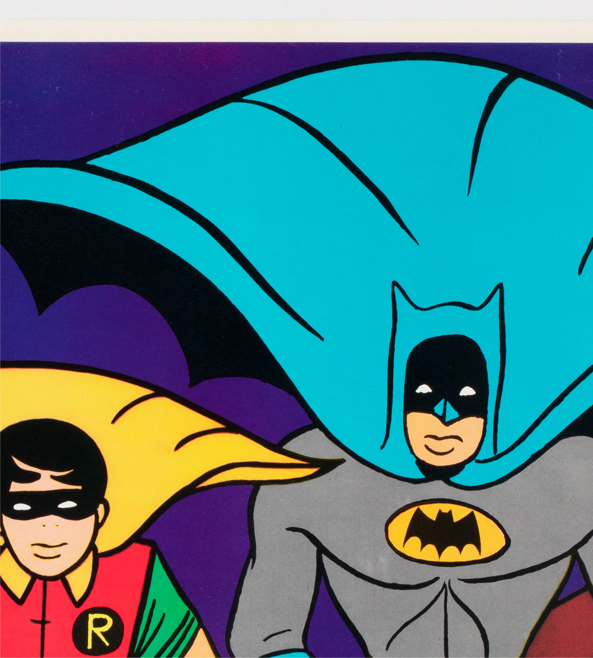 Batman 1966 TV Series Opening Credits Animation Poster - detail