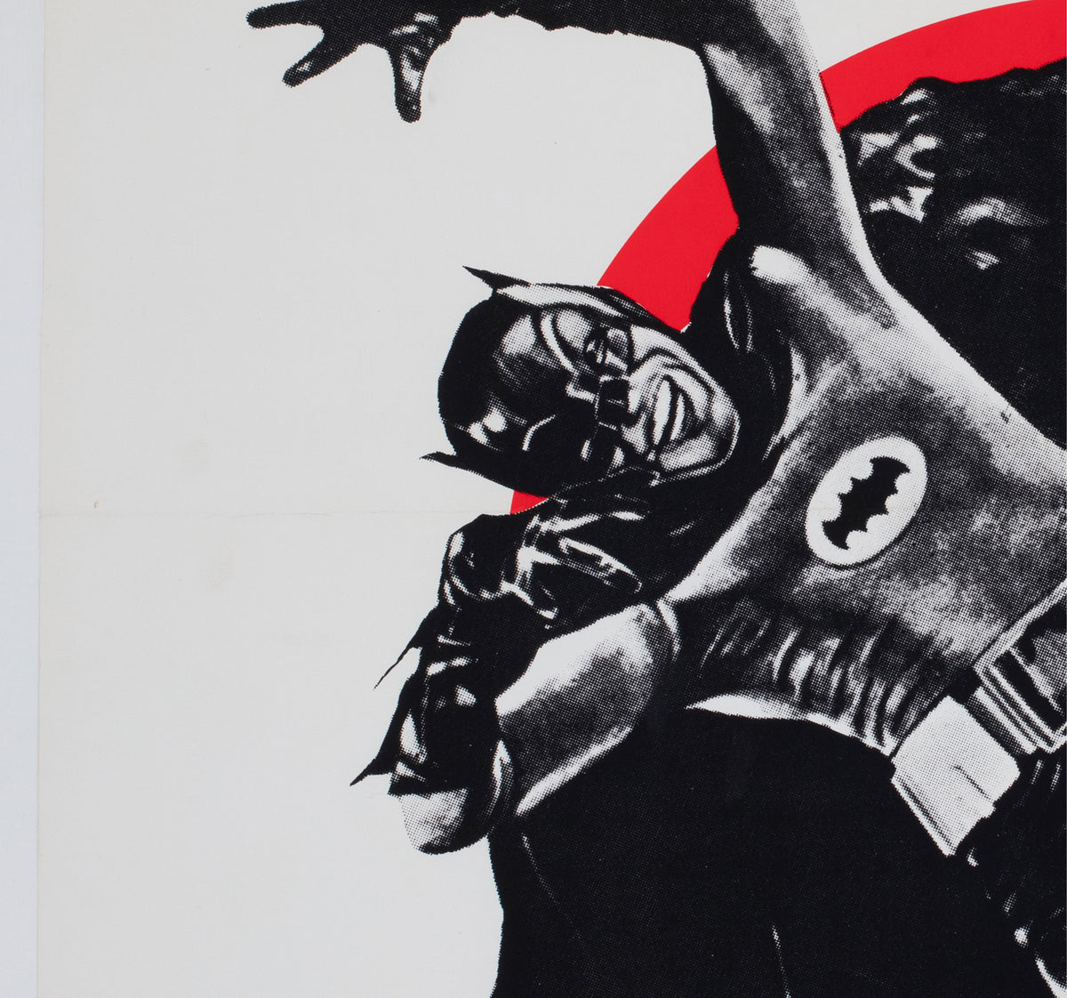 Batman 1970s German A1 Film Movie Poster Klaus Rutter - detail