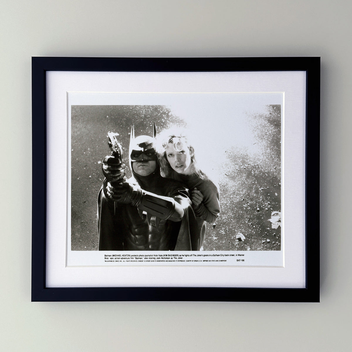Batman 1989 Press Publicity Film Movie Still - Framed