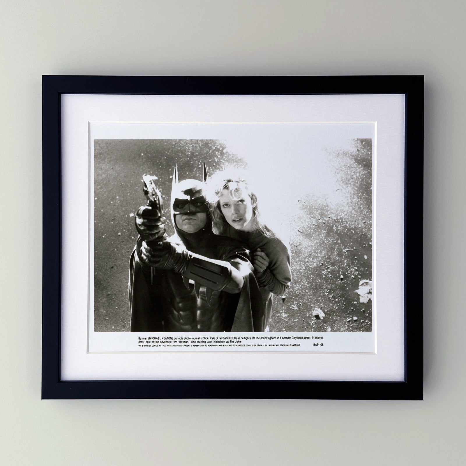 Batman 1989 Press Publicity Film Movie Still - Framed