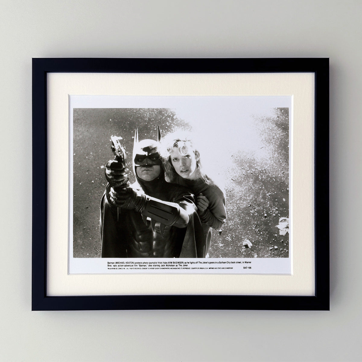 Batman 1989 Press Publicity Film Movie Still - Framed