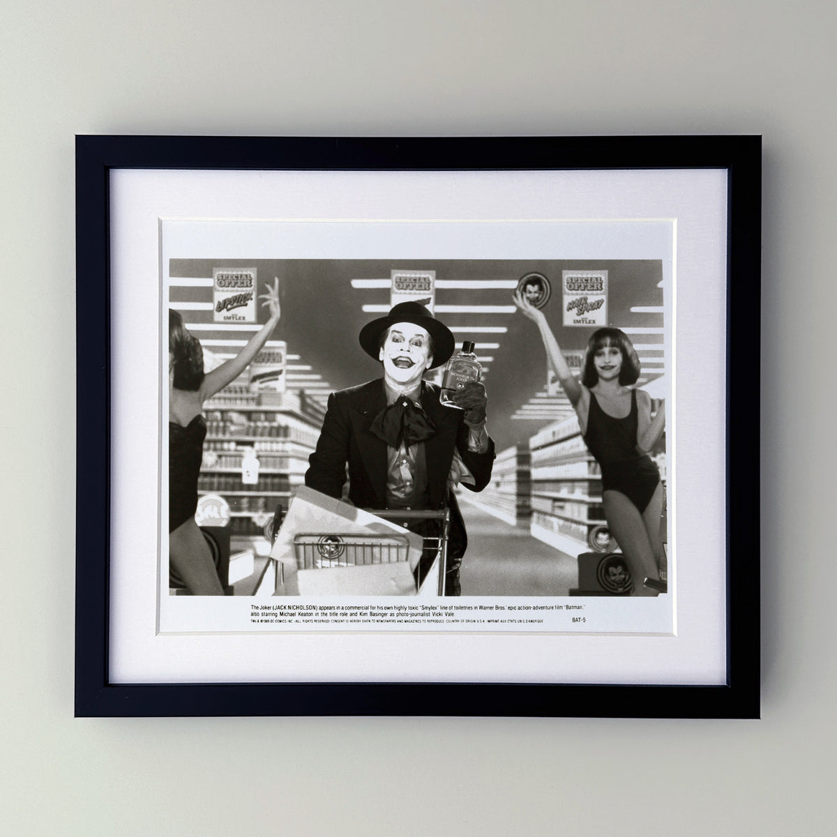 Batman 1989 Press Publicity Film Movie Still - Framed