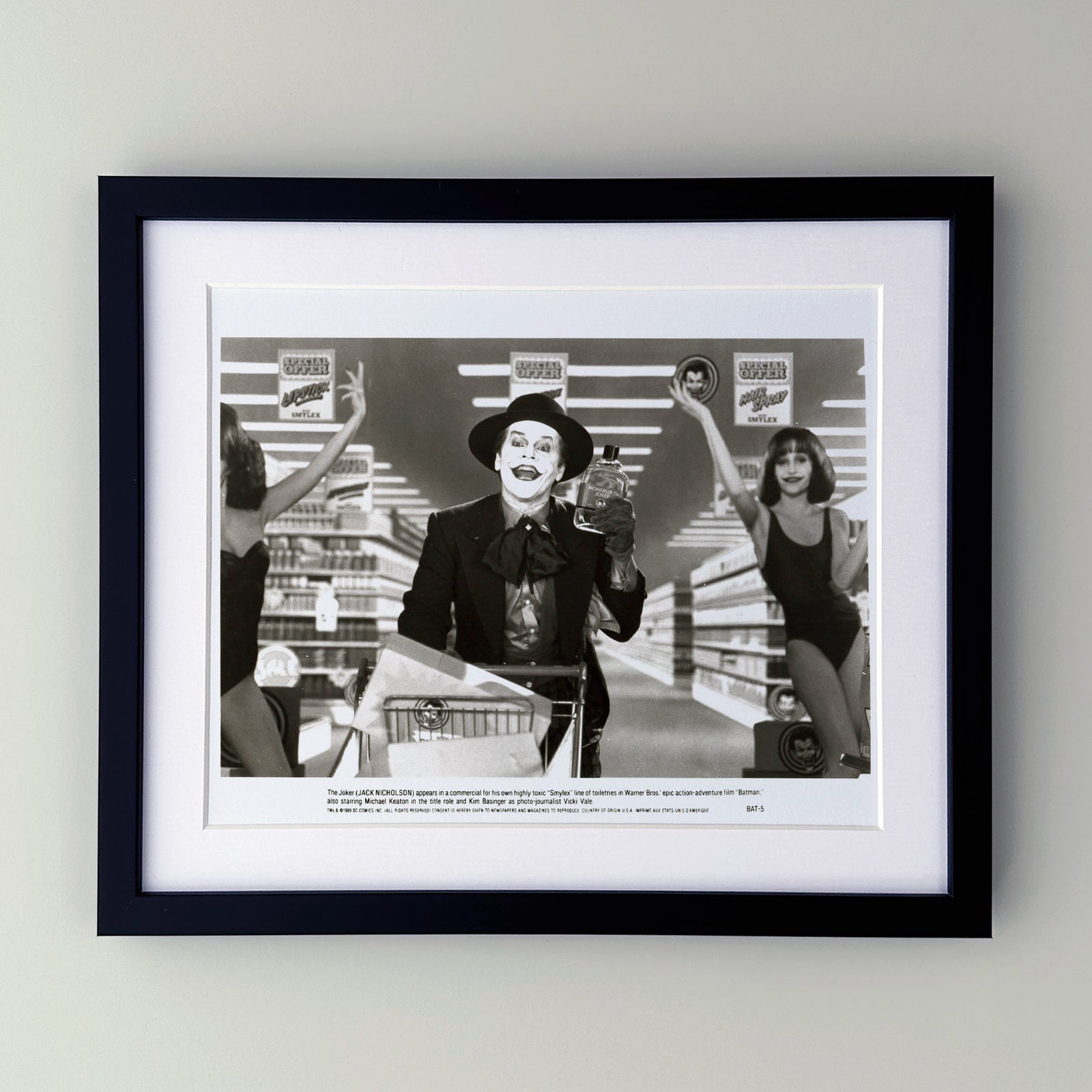 Batman 1989 Press Publicity Film Movie Still - Framed