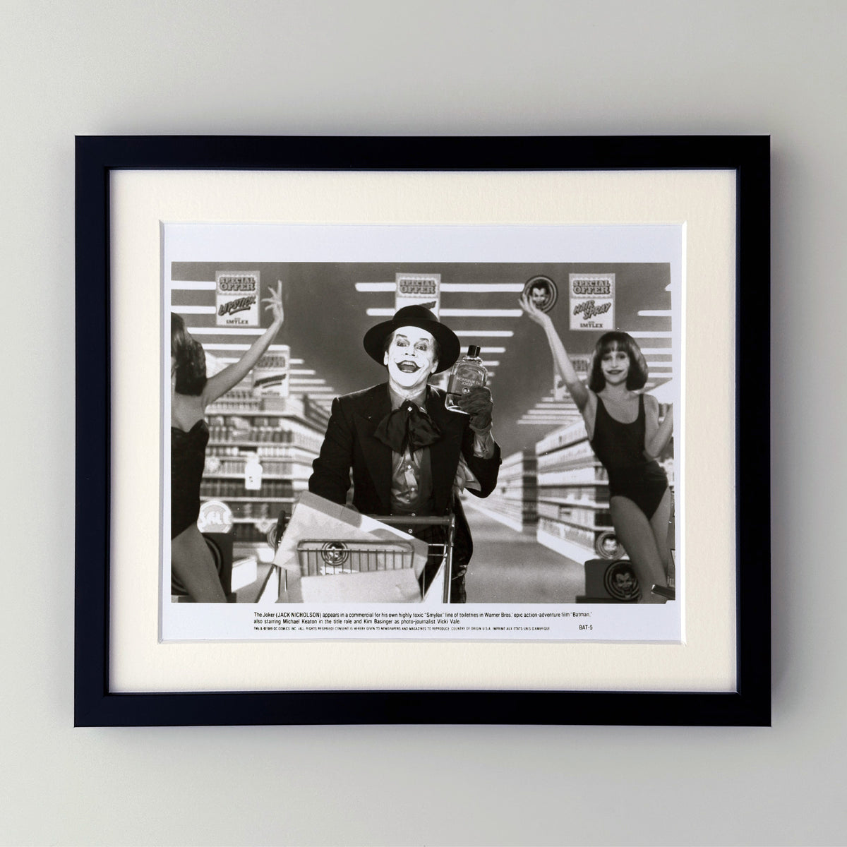 Batman 1989 Press Publicity Film Movie Still - Framed