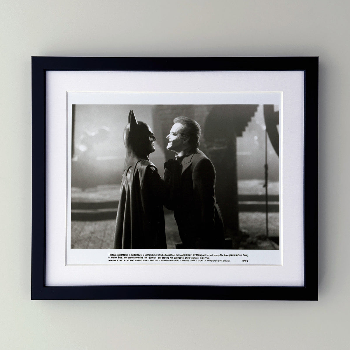 Batman 1989 Press Publicity Film Movie Still - Framed