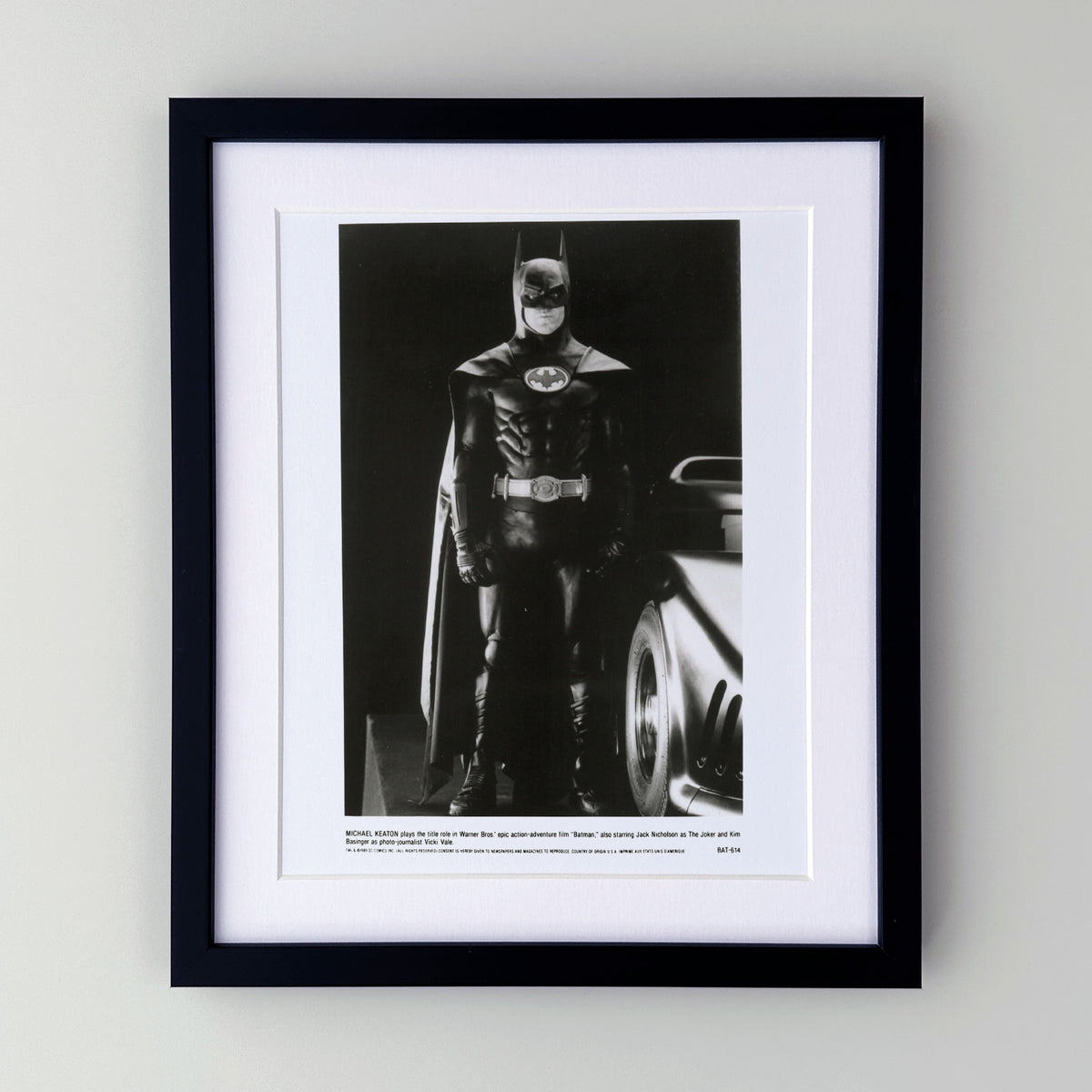 Batman 1989 Press Publicity Film Movie Still - Framed