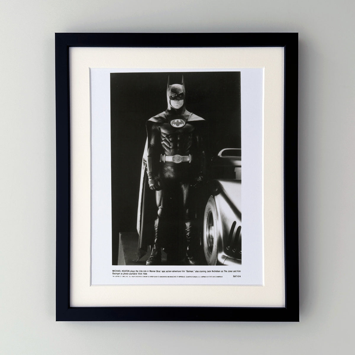 Batman 1989 Press Publicity Film Movie Still - Framed