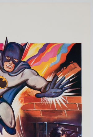Batman R1970s Belgian Film Movie Poster - detail