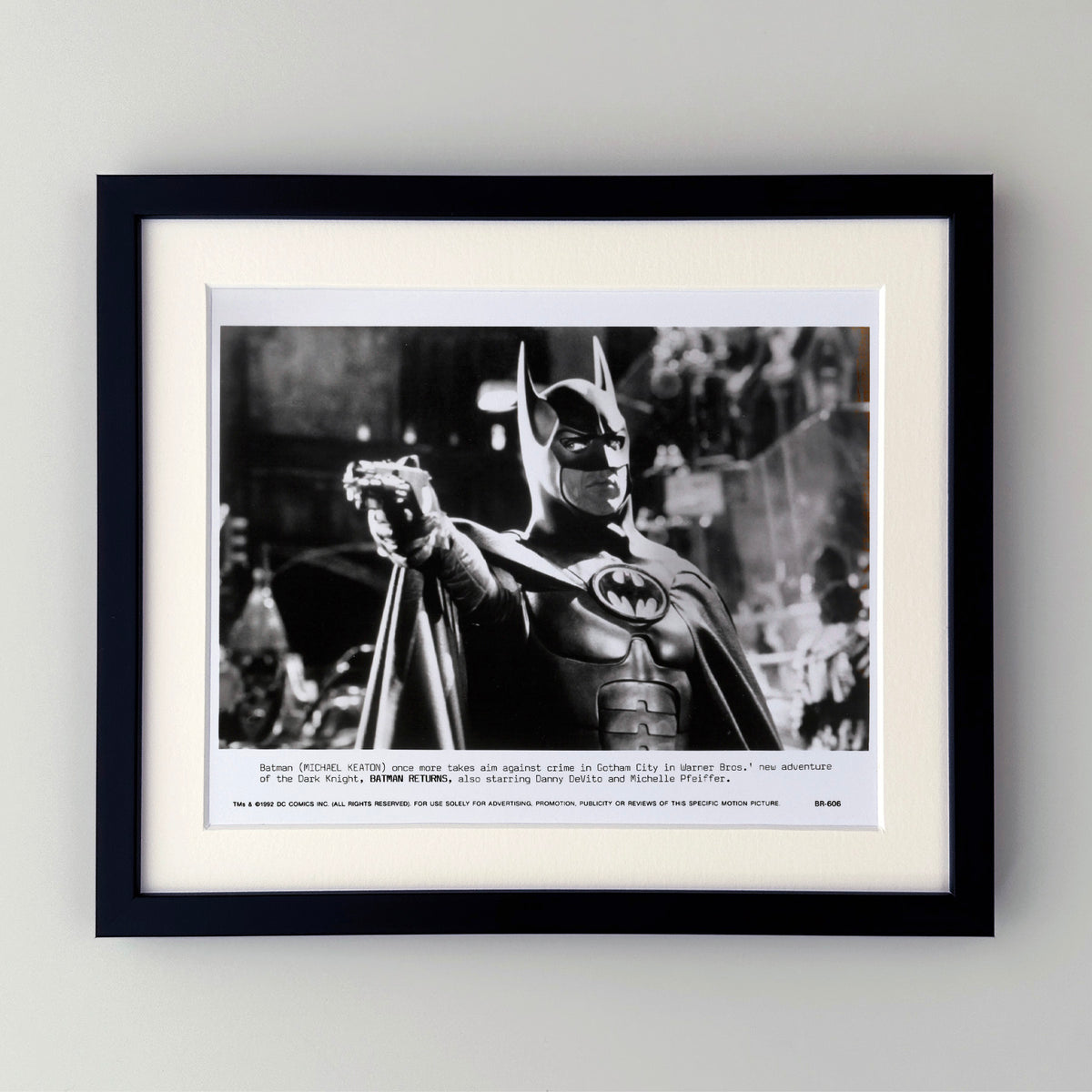 Batman Returns 1992 Publicity Film Movie Press Still Framed