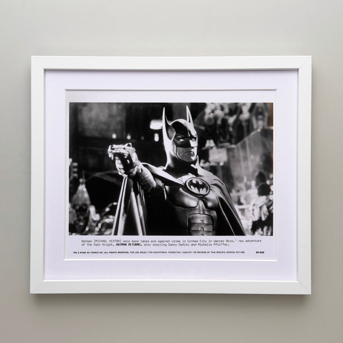 Batman Returns 1992 Publicity Film Movie Press Still Framed