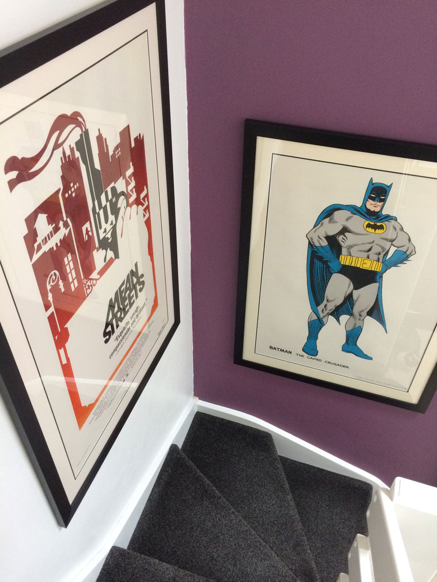 Original Mean Streets Film Movie Poster and Vintage Batman Poster