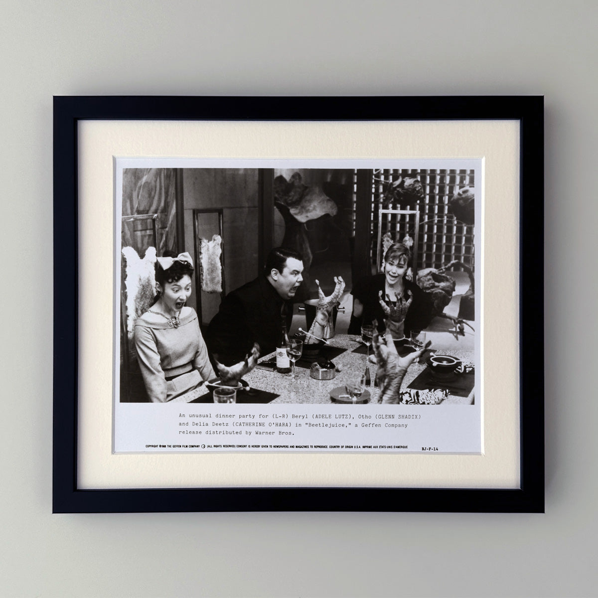 Beetlejuice (1988) Publicity Press Film Movie Still Photo - Framed