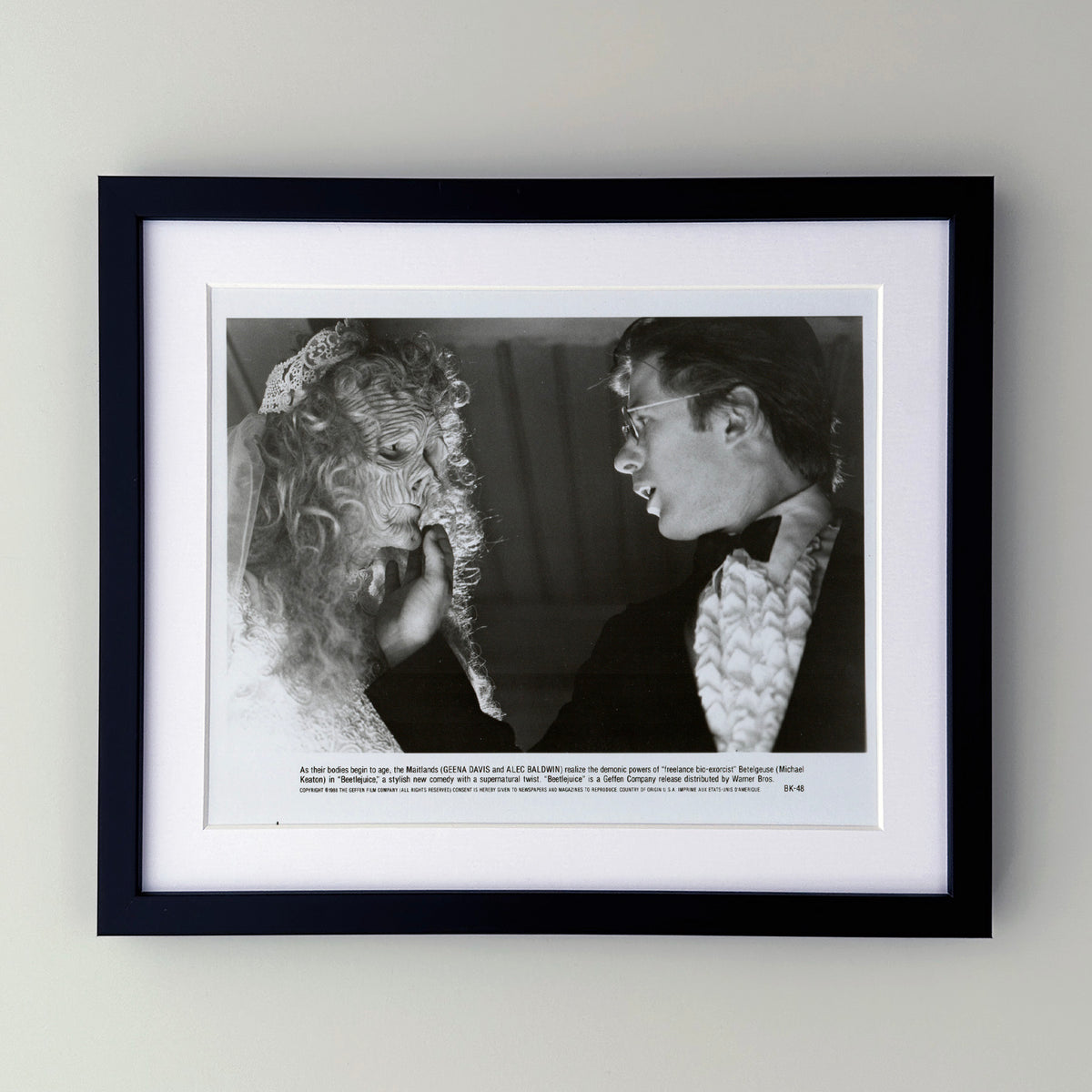 Beetlejuice 1988 Press Film Movie Publicity Still - Framed