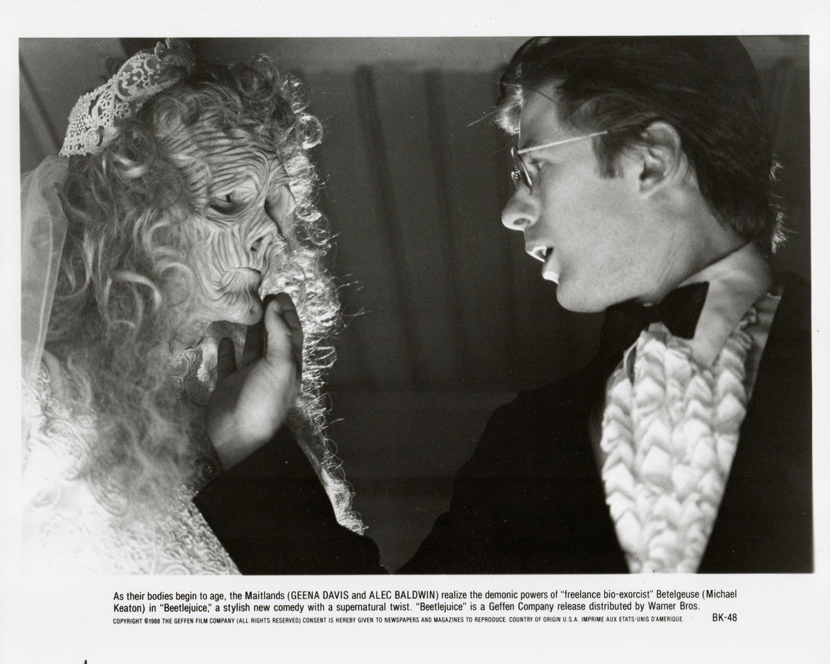 Beetlejuice 1988 Press Film Movie Publicity Still - Framed