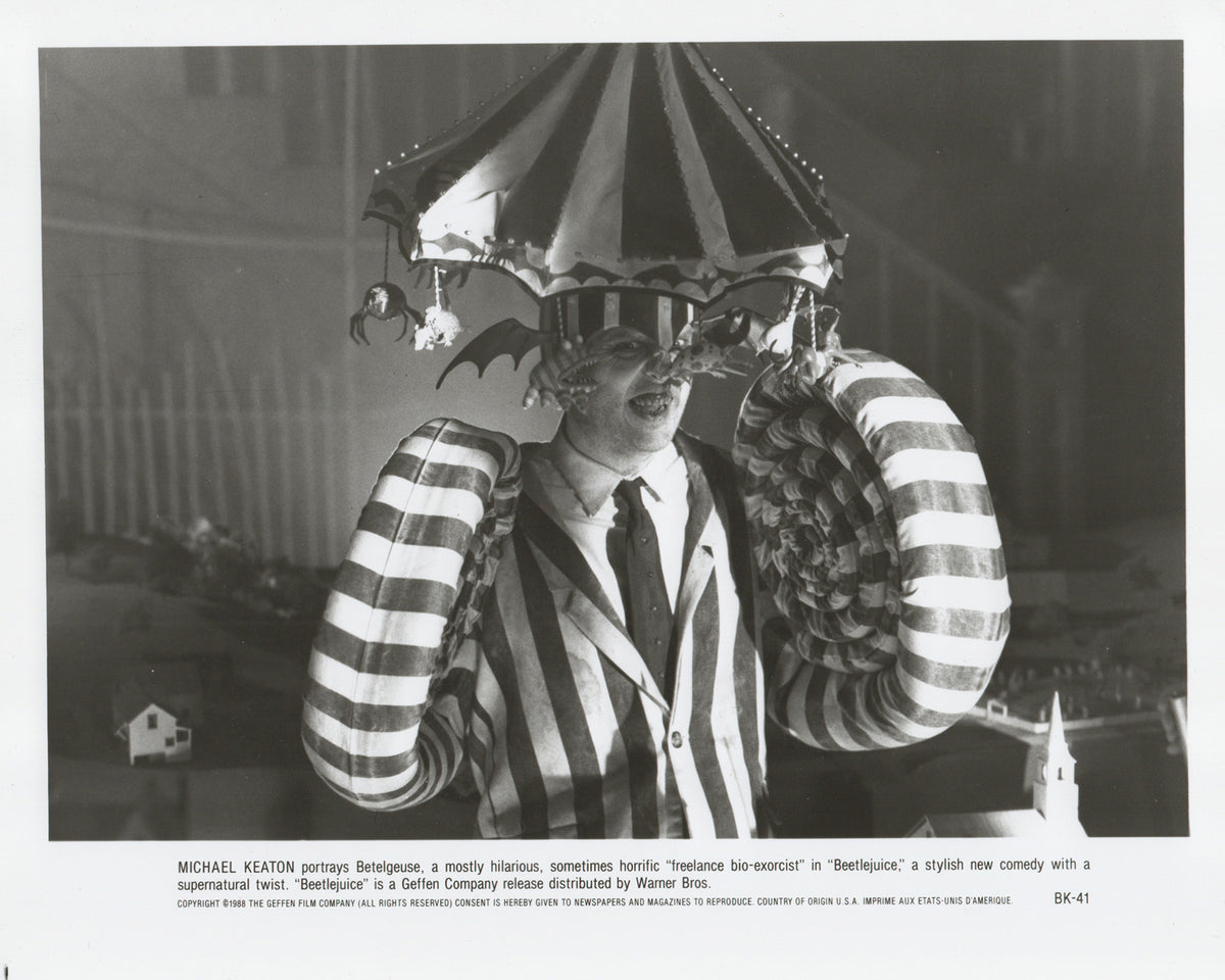 Beetlejuice 1988 Press Film Movie Publicity Still - Framed