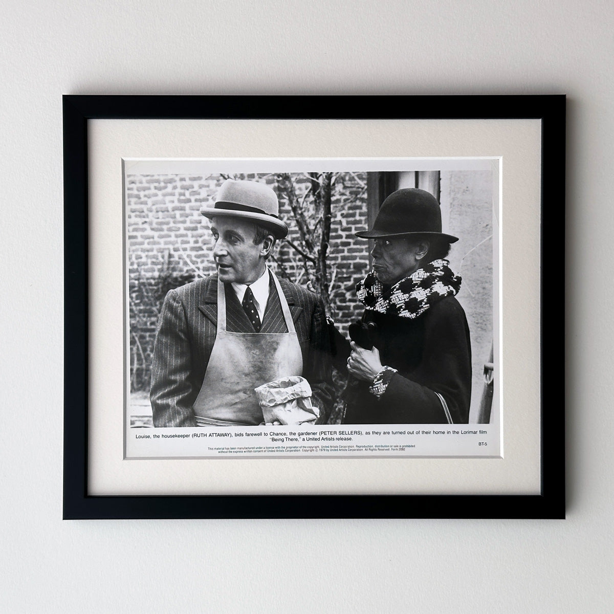 Being There (1979) Peter Sellers Publicity Film Movie Still - Framed