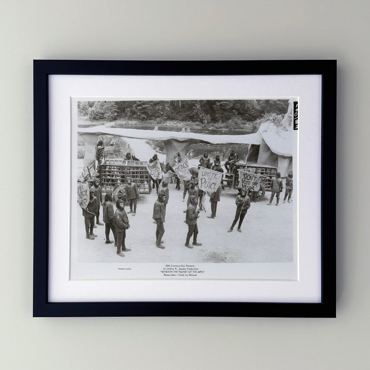 Beneath the Planet of the Apes 1970 Film Movie Press Publicity Still Framed