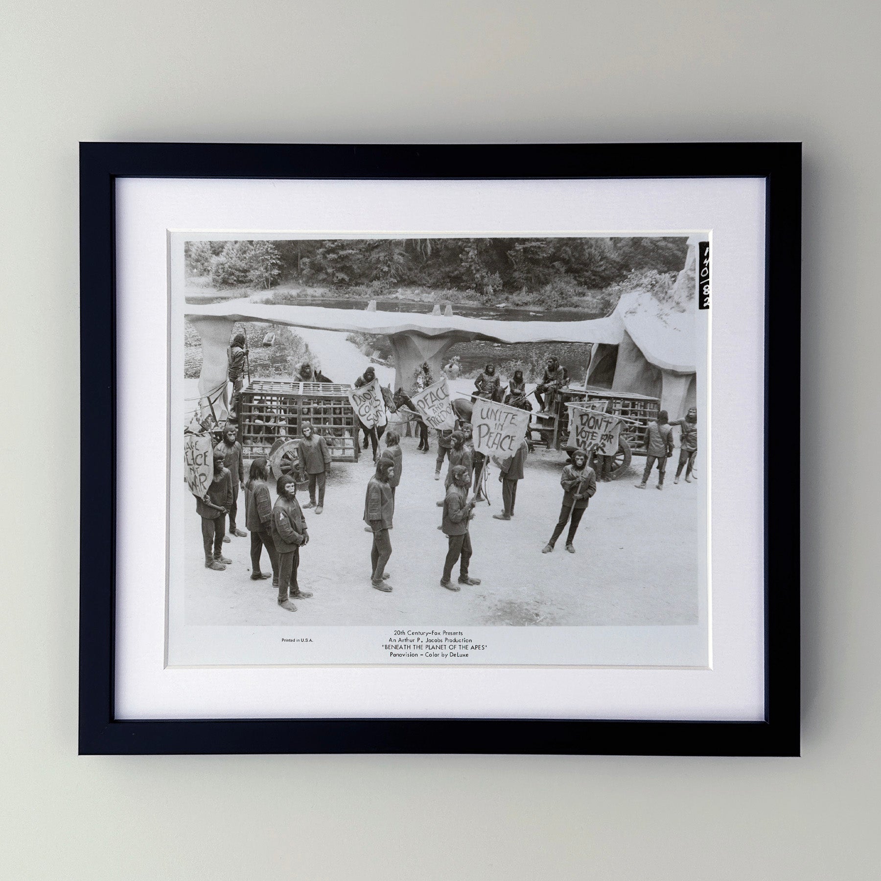 Beneath the Planet of the Apes 1970 Film Movie Press Publicity Still Framed