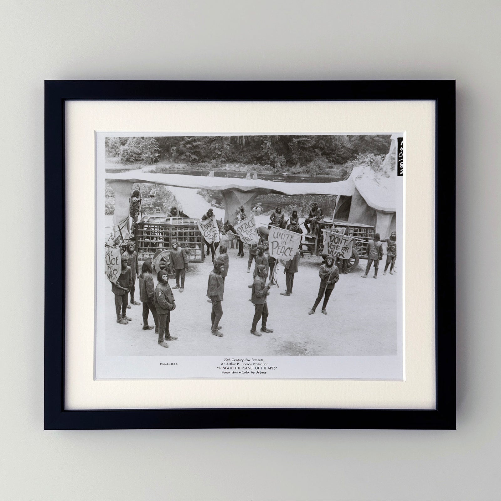 Beneath the Planet of the Apes 1970 Film Movie Press Publicity Still Framed