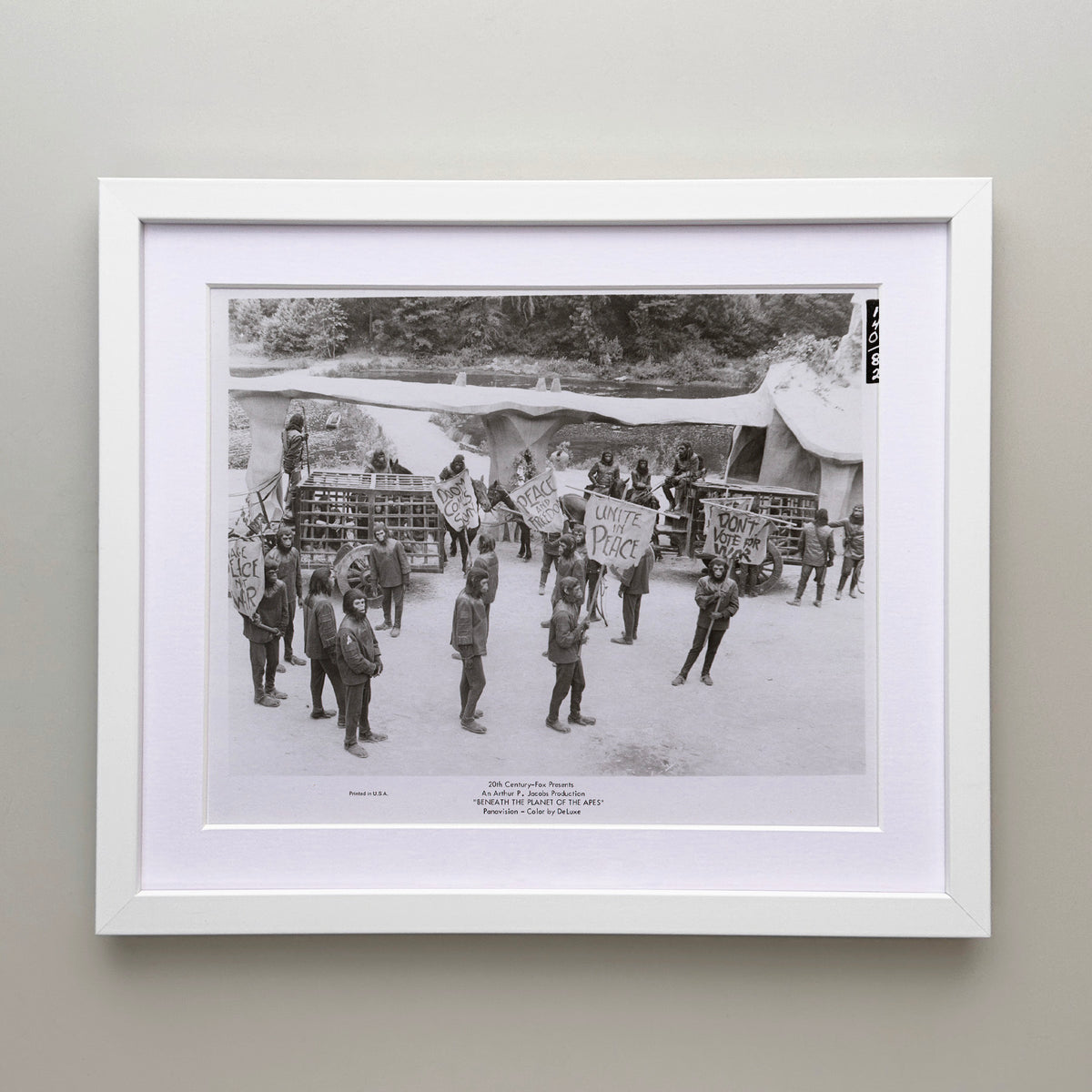 Beneath the Planet of the Apes 1970 Film Movie Press Publicity Still Framed