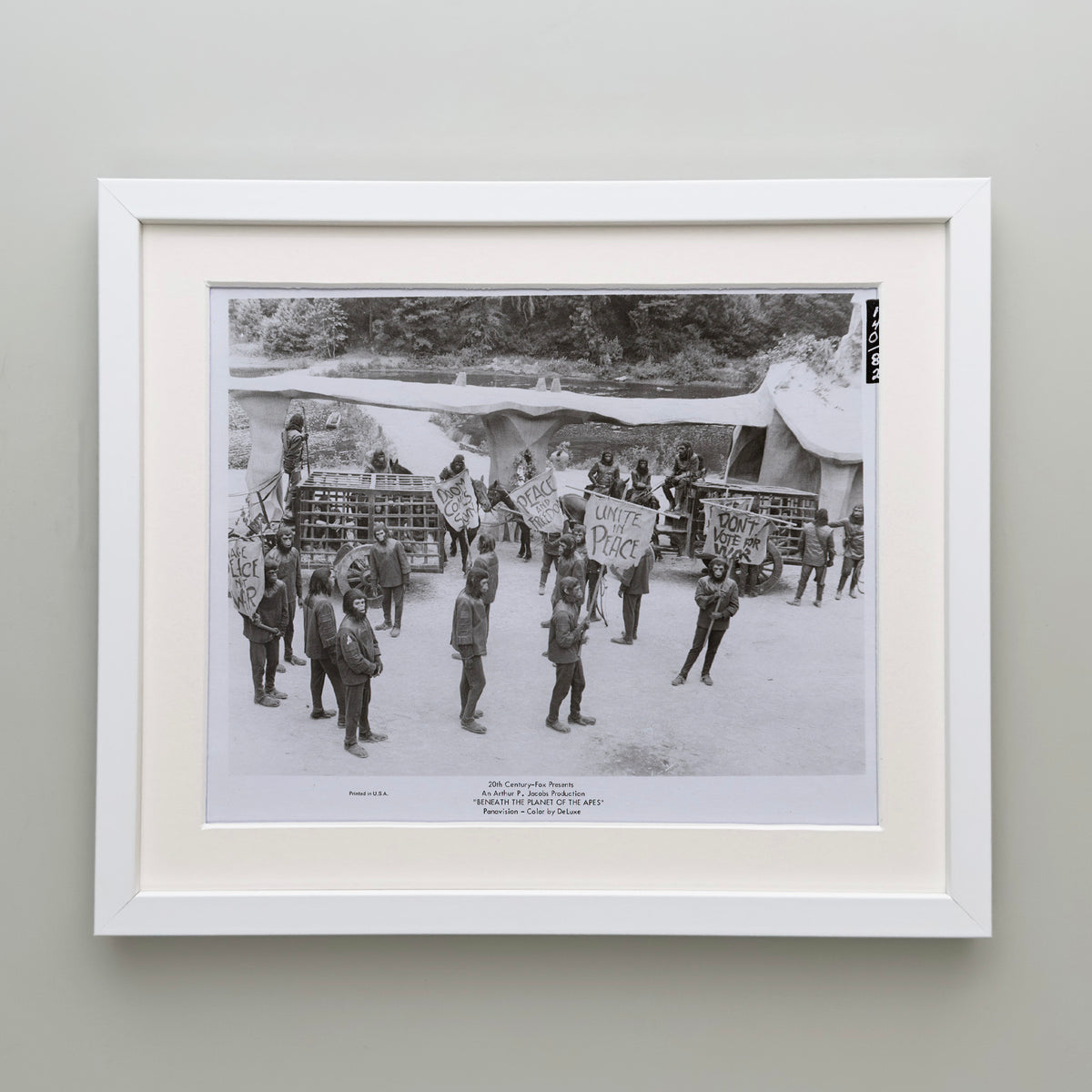 Beneath the Planet of the Apes 1970 Film Movie Press Publicity Still Framed