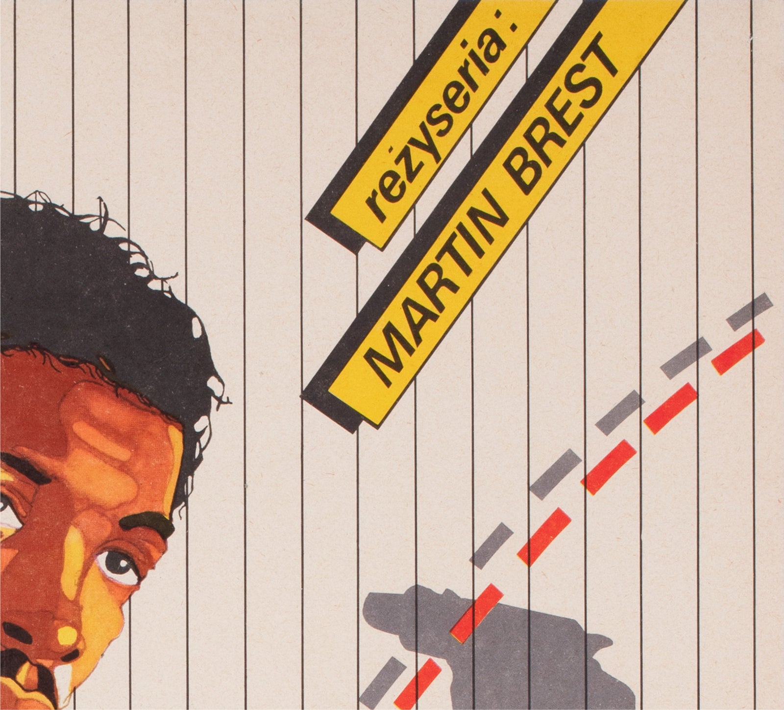 beverly hills cop 1985 polish film movie poster kalkus maciej - detail