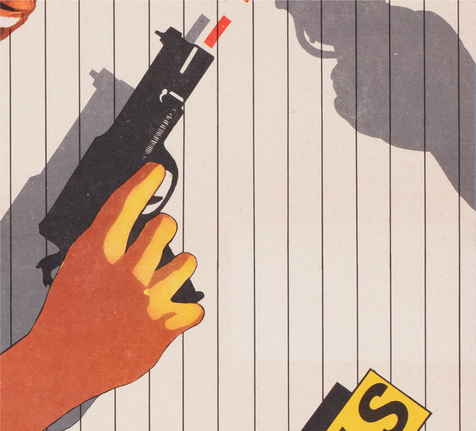 beverly hills cop 1985 polish film movie poster kalkus maciej - detail