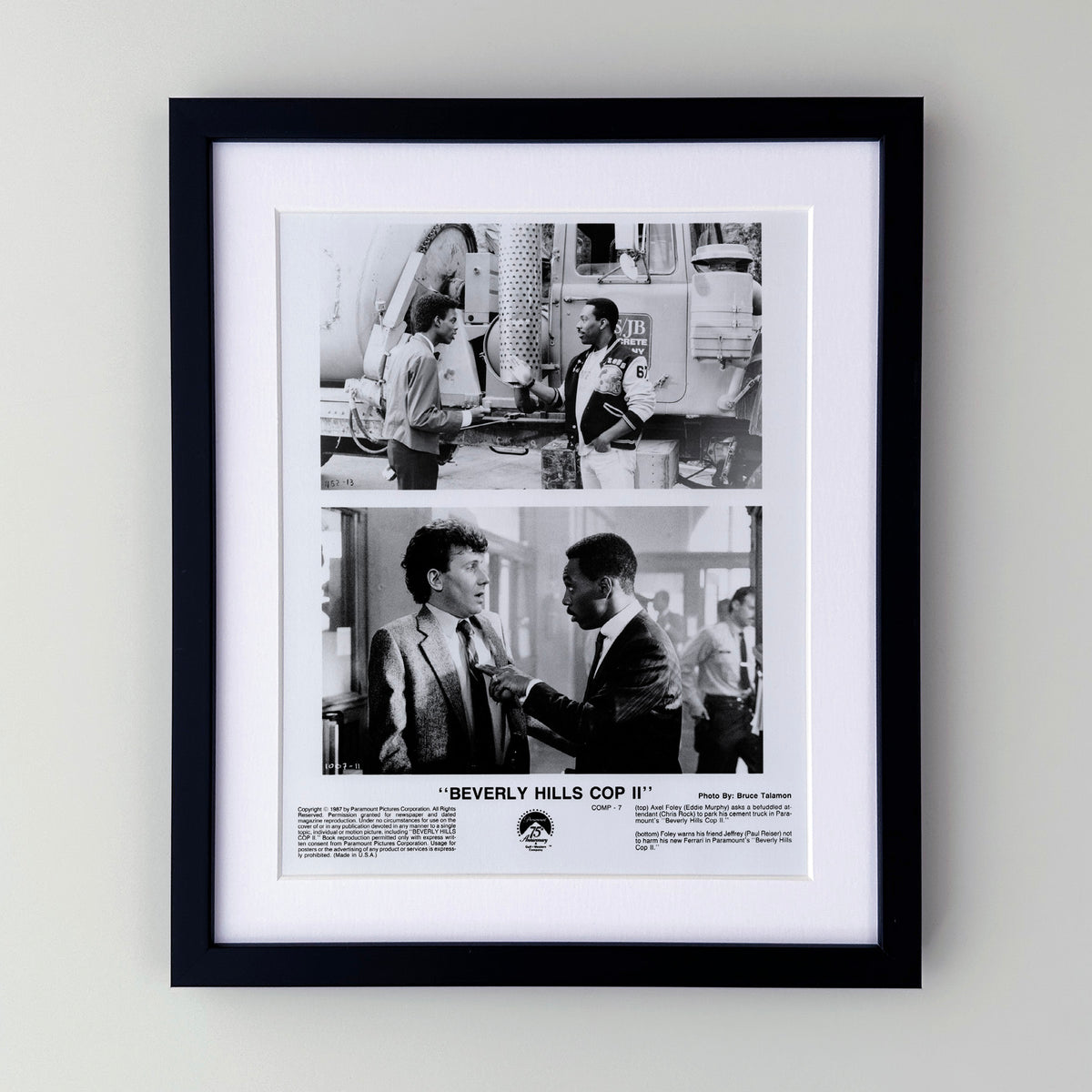 Beverly Hills Cop 2 1987 Film Movie Press Publicity Still Framed