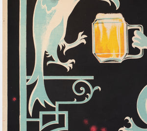 Bieres Sodibo 1928 French Beer Alcohol Advertsing Poster LeMaire - detail