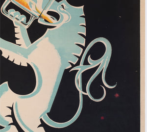 Bieres Sodibo 1928 French Beer Alcohol Advertsing Poster LeMaire - detail